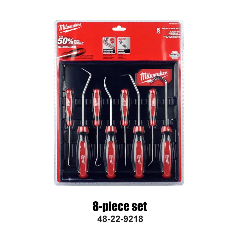 Milwaukee 8-Piece Hook Picking Set - Durable & Ergonomic Tool