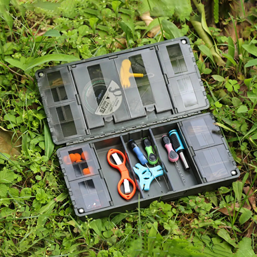 JOCESTYLE Carp Fishing Tackle Organizer Box - Portable Storage Solution