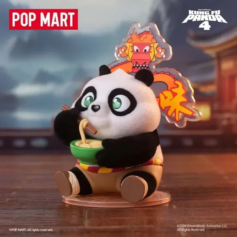 POP MART Kung Fu Panda Blind Box Toys - Kawaii Anime Figures