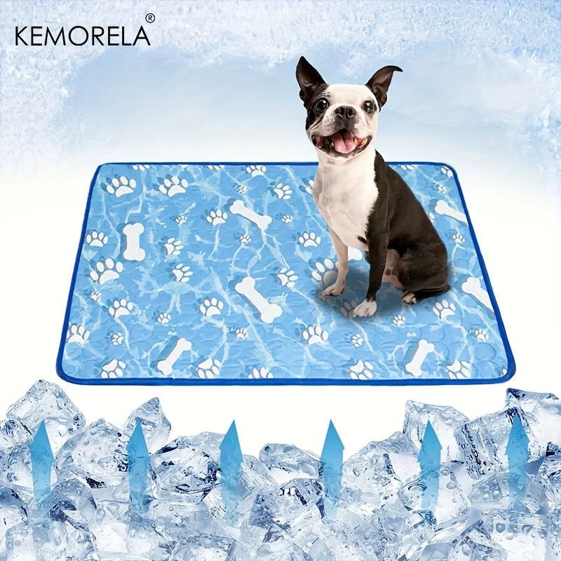 KEMORELA Large Self-Cooling Dog & Cat Pad - Washable, Durable Comfort