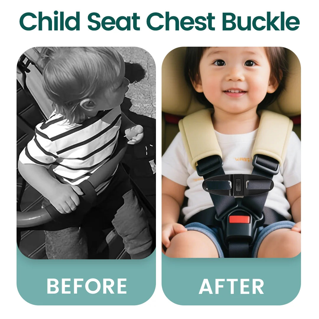 Universal Child Safety Seat Chest Harness Clip - Secure Your Child