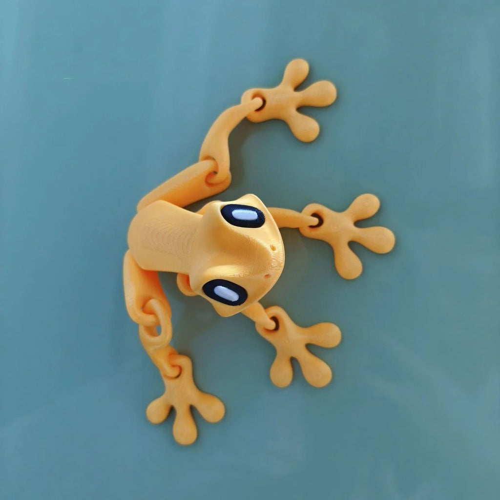 Movable 3D Printed Tree Frog Ornament - Unique Kitchen & Office Decor