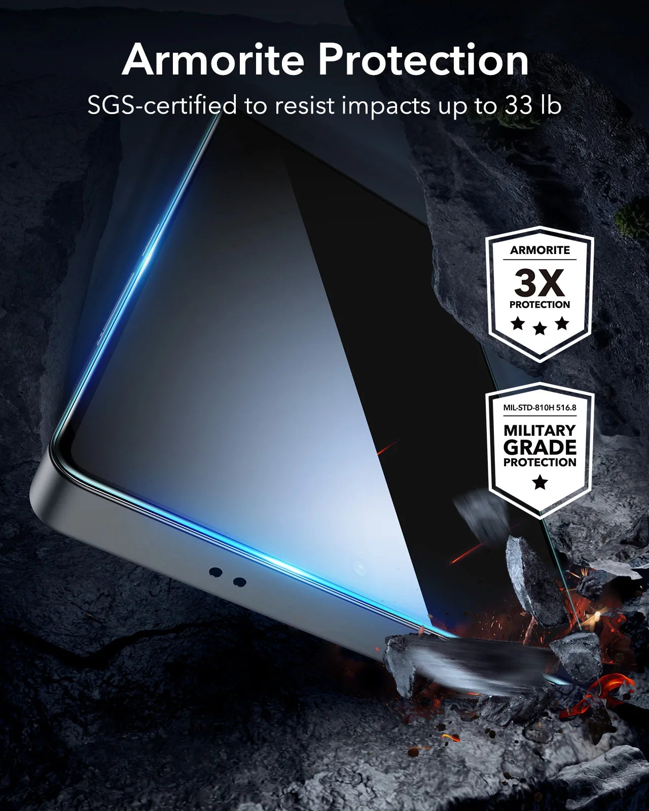 ESR Samsung S25 Ultra Screen Protector - Privacy & HD Clarity
