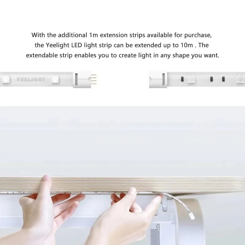 Yeelight Smart LED Light Strip 1S RGB - WiFi Control, 2M Length