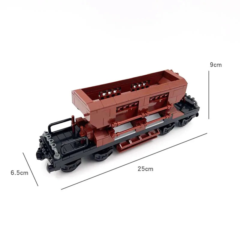 XQ MOC Train Carriage Building Blocks - Eco-Friendly Play Set