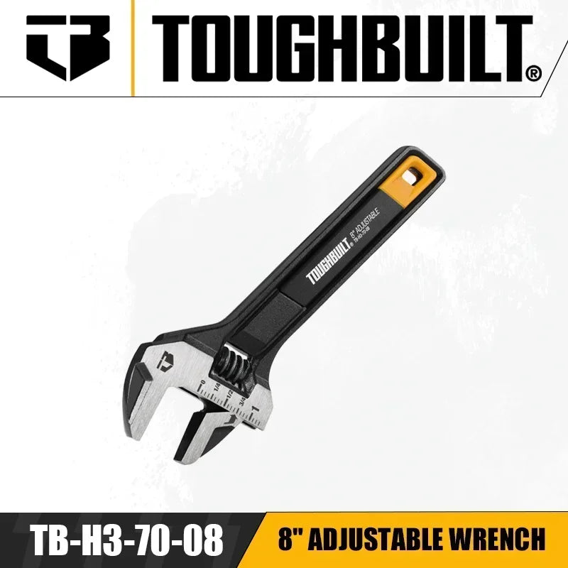 TOUGHBUILT Adjustable Wrench Set - 8" & 10" Precision Tools
