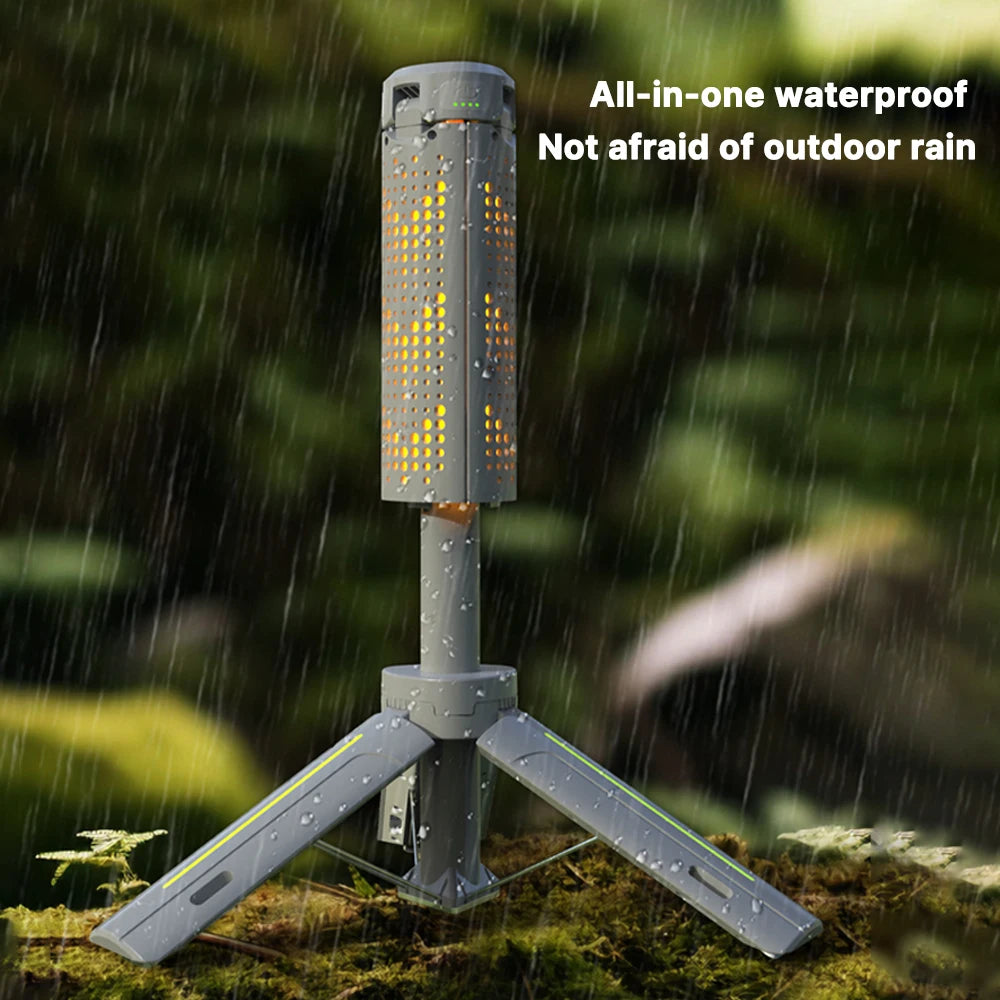 Rechargeable Telescopic Camping Lantern & Flashlight for Outdoor Adventures