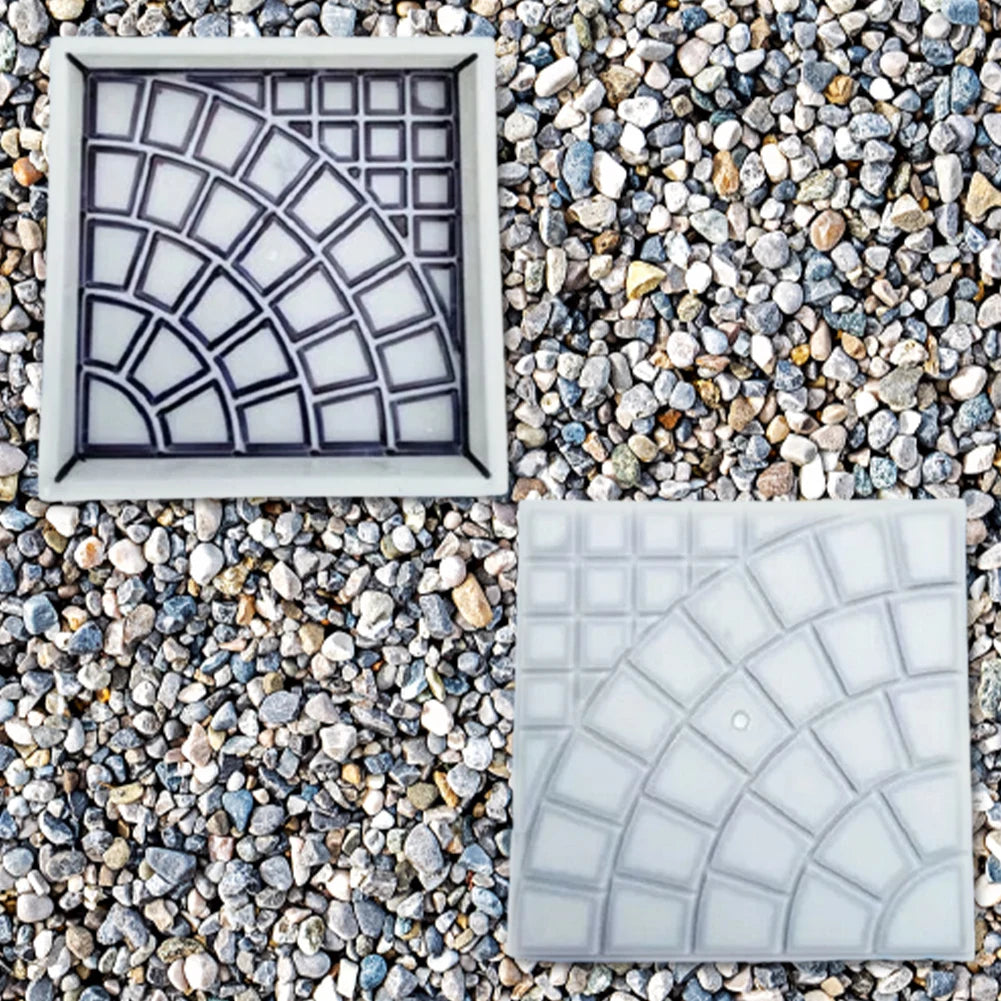 Reusable Plastic Garden Paving Brick Mold for DIY Pathways