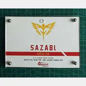 Bandai Acrylic Display Stand for Gundam Model Showcases