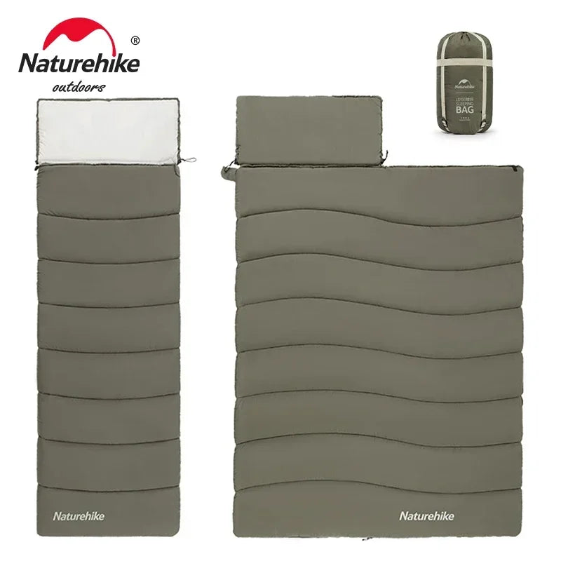 Naturehike Cotton Envelope Sleeping Bag - Portable & Versatile Comfort