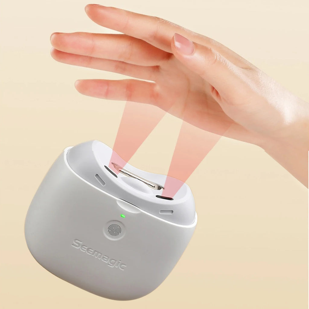 Seemagic Electric Automatic Nail Clipper with LED Light & Upgrade Cutter Head