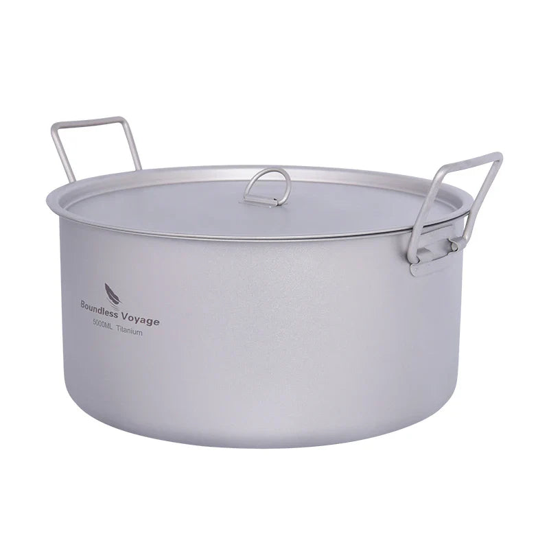 Boundless Voyage 5.0L Titanium Pot for Camping & Hiking