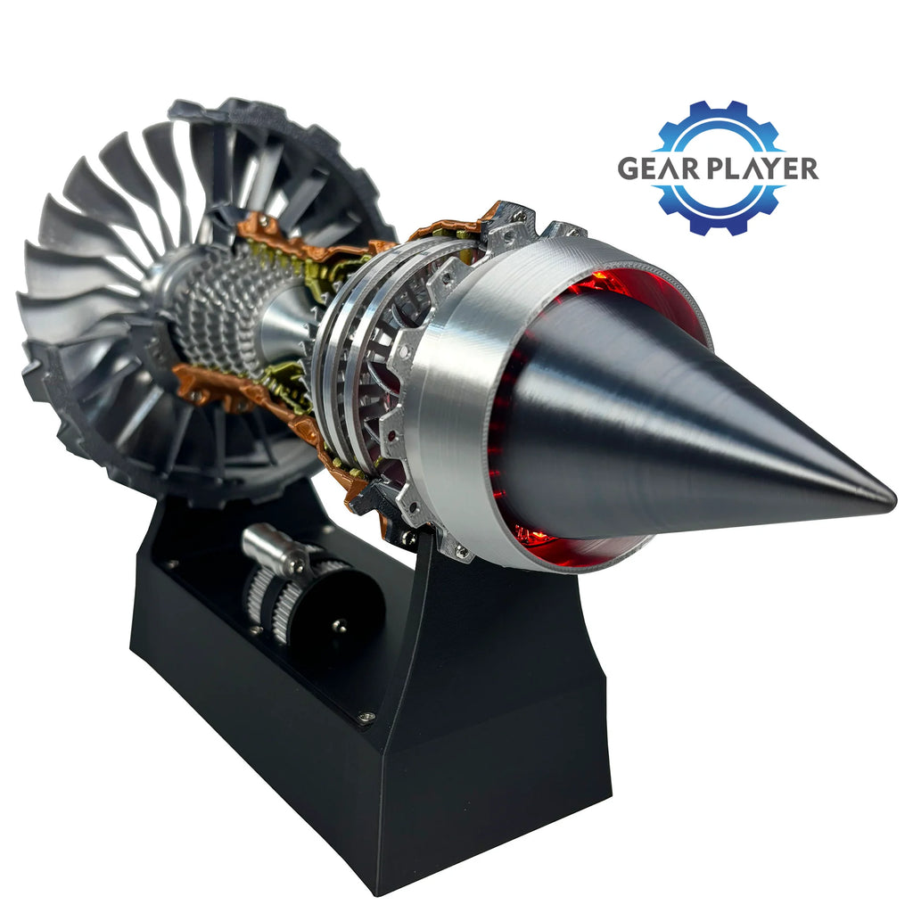 High-Performance Brushless Turbofan Engine Model Toy