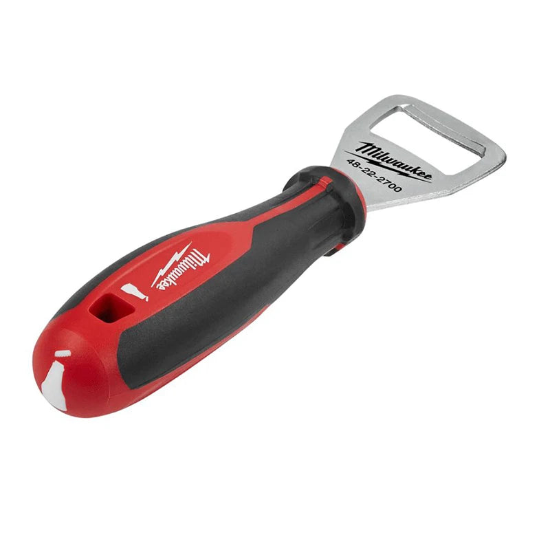 Milwaukee Heavy-Duty Bottle Opener – Industrial Grade Steel, Non-Slip Grip