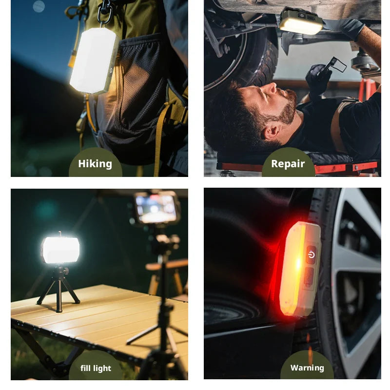 ESMARTER LED Camping Lantern - Ultra Bright, Rechargeable, Magnetic Base