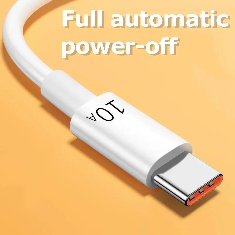 120W USB to Type-C Fast Charging Cable for Android & Xiaomi Devices