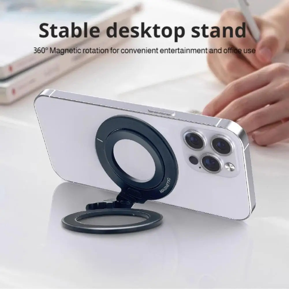 Magnetic Phone Ring Stand for Apple 12-16 Series - Ultra-Thin Grip