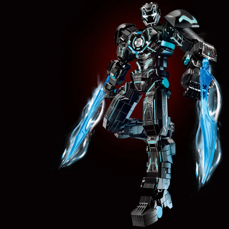 Iron Mecha Building Set - 1500+ Piece Block Collection
