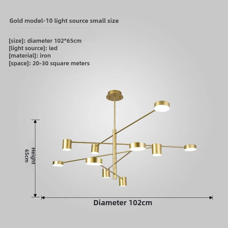 Stylish Modern Minimalist Pendant Lamp for Living Room & Hotels