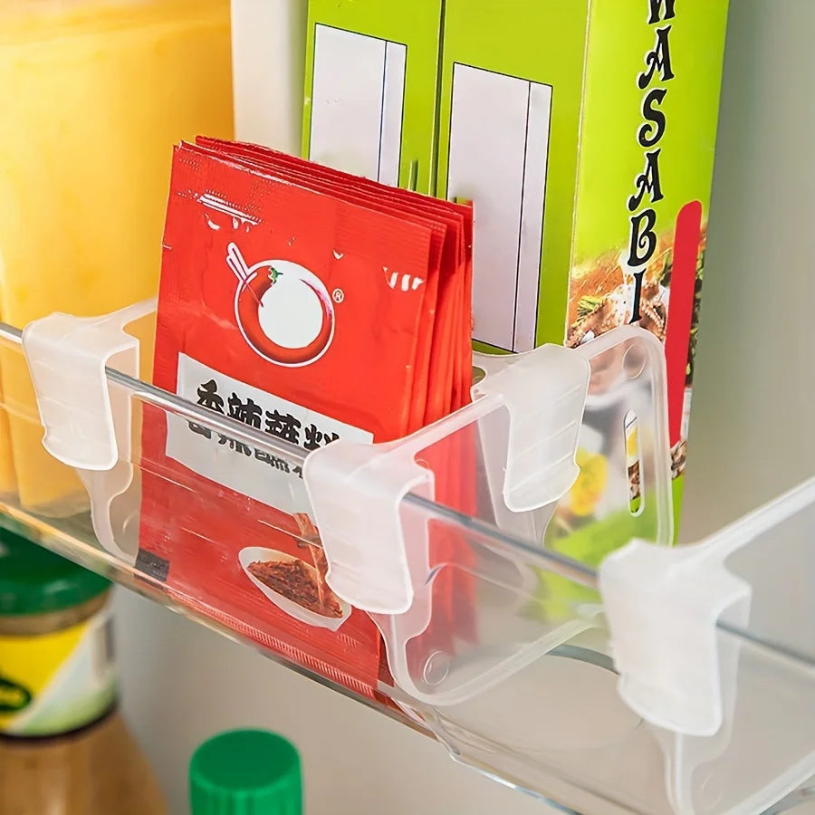 10-Pack Versatile Refrigerator Side Door Organizers for Efficient Space