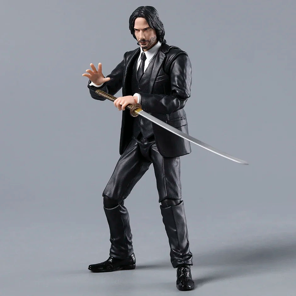 MAFEX John Wick Chapter 4 Action Figure - Highly Detailed Model