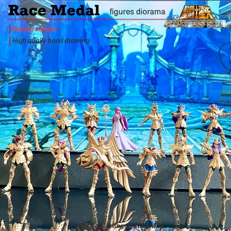 12cm Mini Gold Saint Seiya Figure - Stunning Collectible Doll