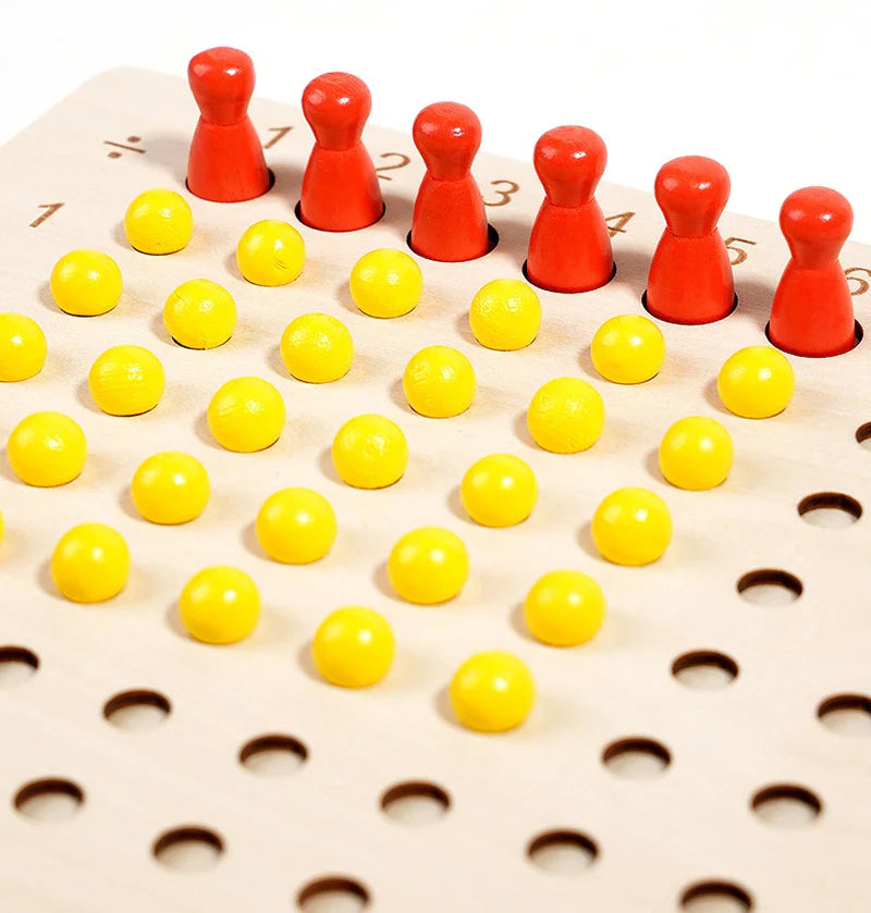 Montessori 99 Multiplication Board - Fun Math Learning Tool for Kids