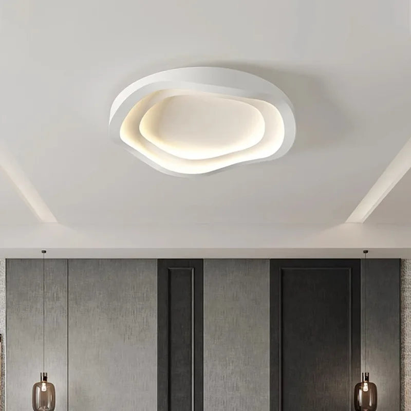 Nordic Cream Modern Ceiling Light Chandelier - Eye Protection LED Lamp