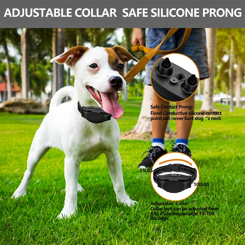 Rechargeable Electric Dog Training Collar - Vibration & Sound Control
