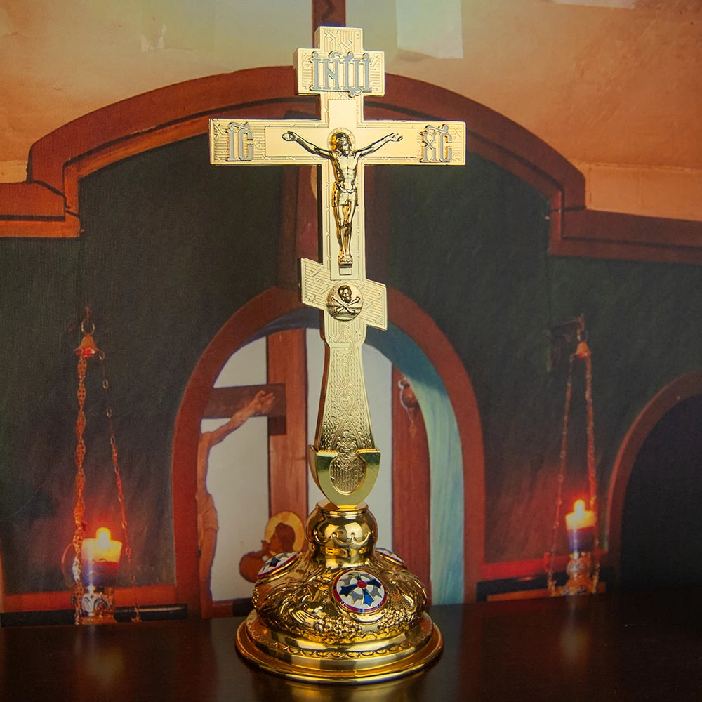HTISOK Orthodox Cross - Stylish Spiritual Home Accent