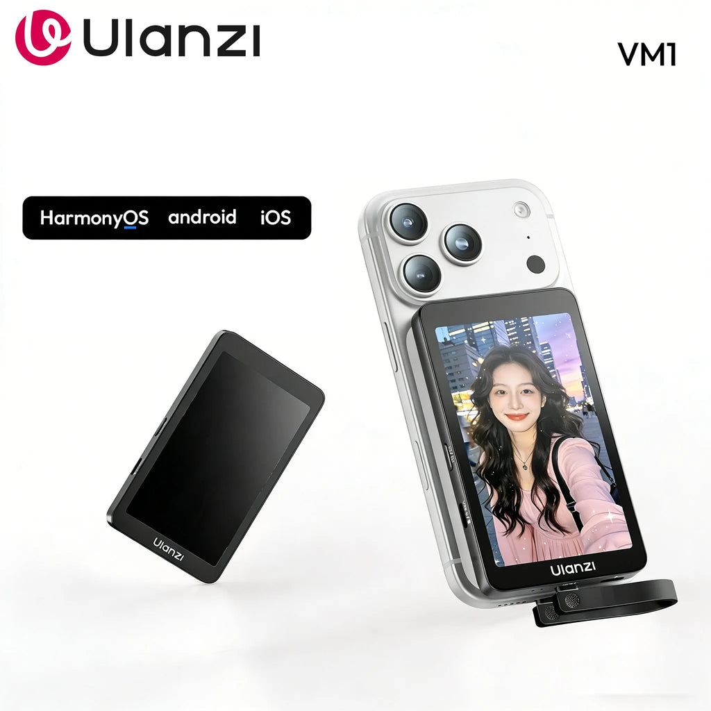 Ulanzi Selfie Monitor for iPhone & Android - Magnetic & HD Display