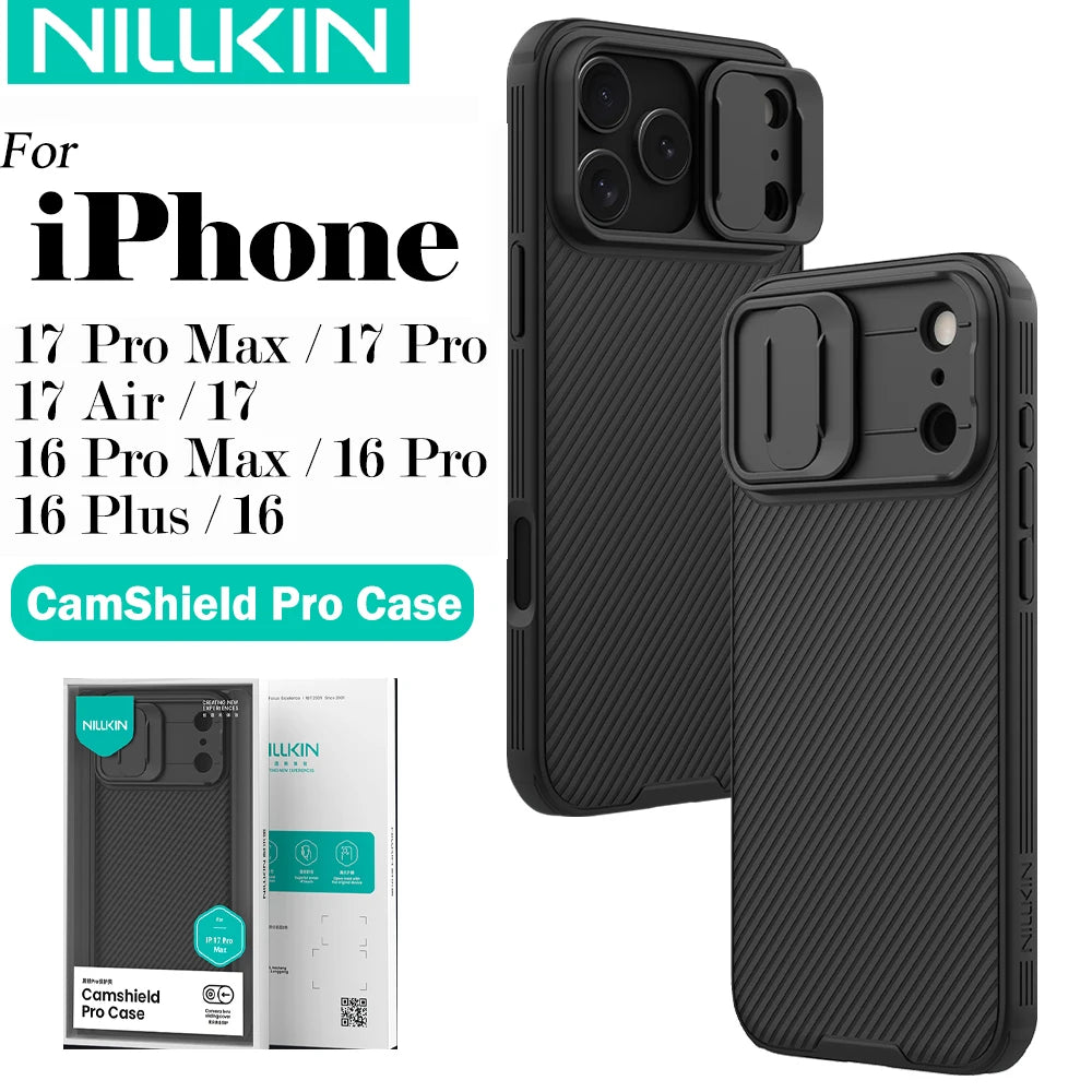 Nillkin CamShield Pro Case for iPhone 17/16 Series - Stylish & Shockproof