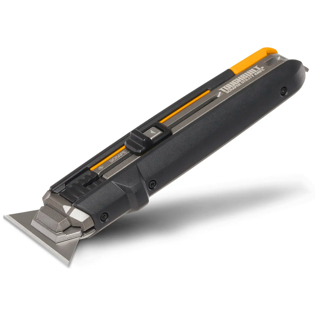 ToughBuilt 2-in-1 Utility Knife & Scraper with 5 Blades