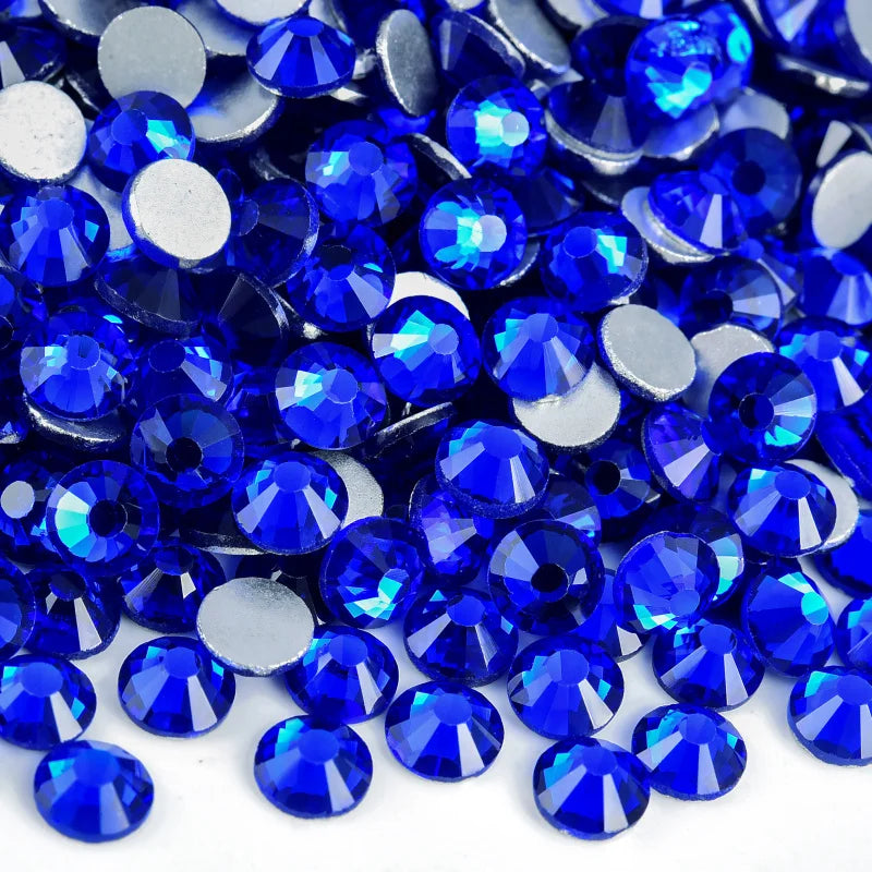 OLeeya Bulk Non-Hotfix Rhinestones for DIY Nail Art & Garments