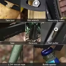 Ultralight Multi-Tool Shovel for Camping & Outdoor Adventure