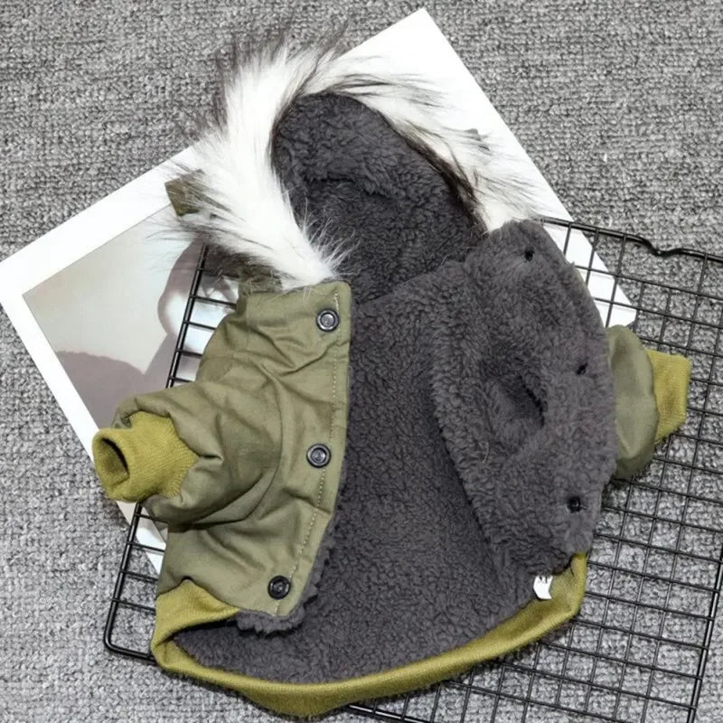 Warm Winter Dog Coat - Stylish & Cozy Hoodies for Small to Medium Dogs