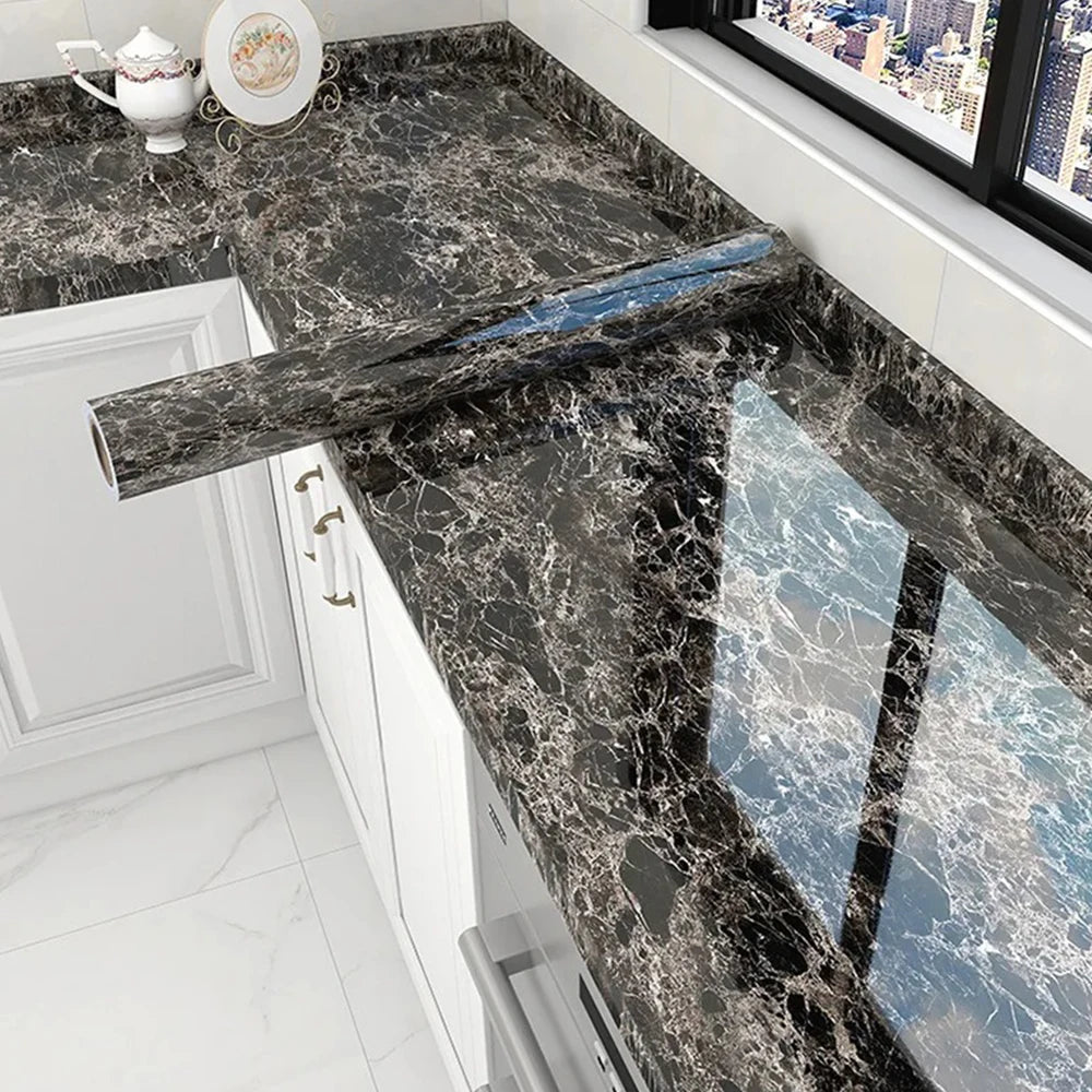 Waterproof Self-Adhesive PVC Wallpaper for Kitchen & Home Decor