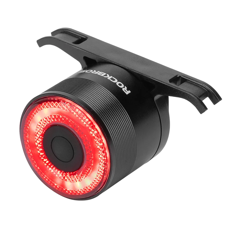 ROCKBROS Smart Brake Bicycle Tail Light - USB Rechargeable & Waterproof