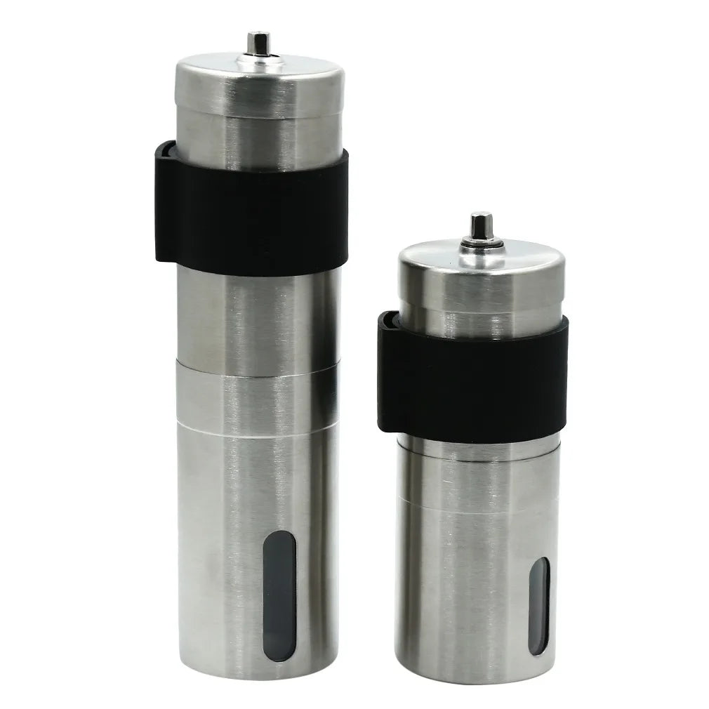 Adjustable Portable Manual Coffee Grinder - Stainless Steel Design