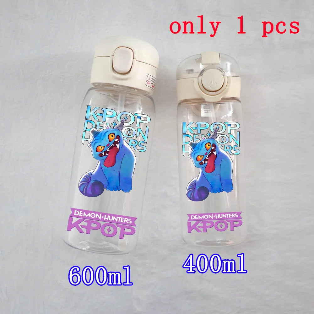 K-Pop Large Capacity Water Bottle - 400ML to 600ML for Fans