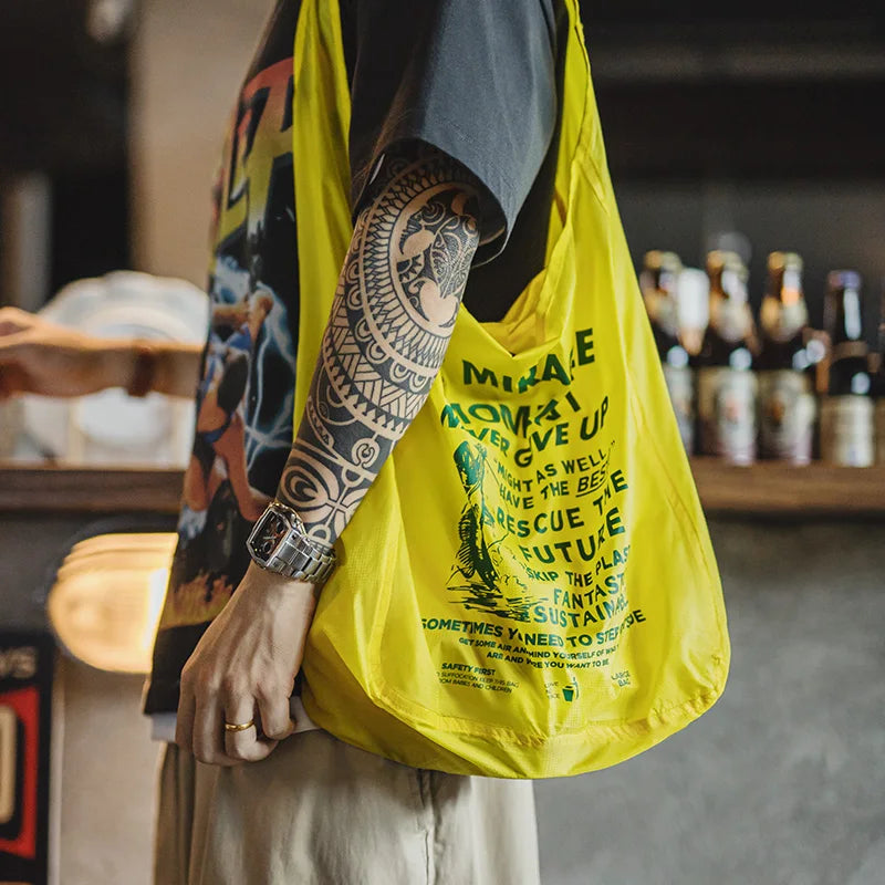 Maden Lightweight Foldable Tote Bag – Spacious & Travel-Friendly
