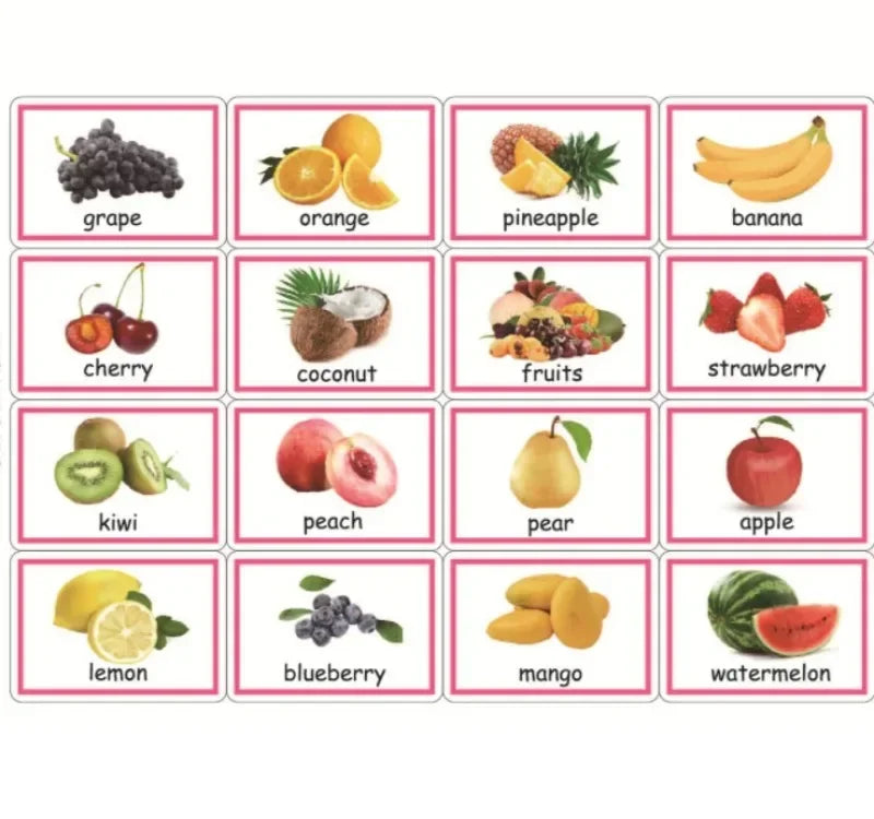 Montessori Emotion & Weather Learning Flash Cards for Kids