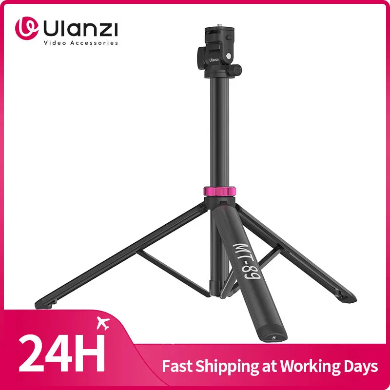 Ulanzi MT-89 Quick-Release Tripod Stand with Cold Shoe Mount