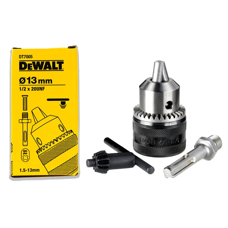 DEWALT 1/2" Keyed Chuck & SDS-Plus Adapter for Versatile Drilling