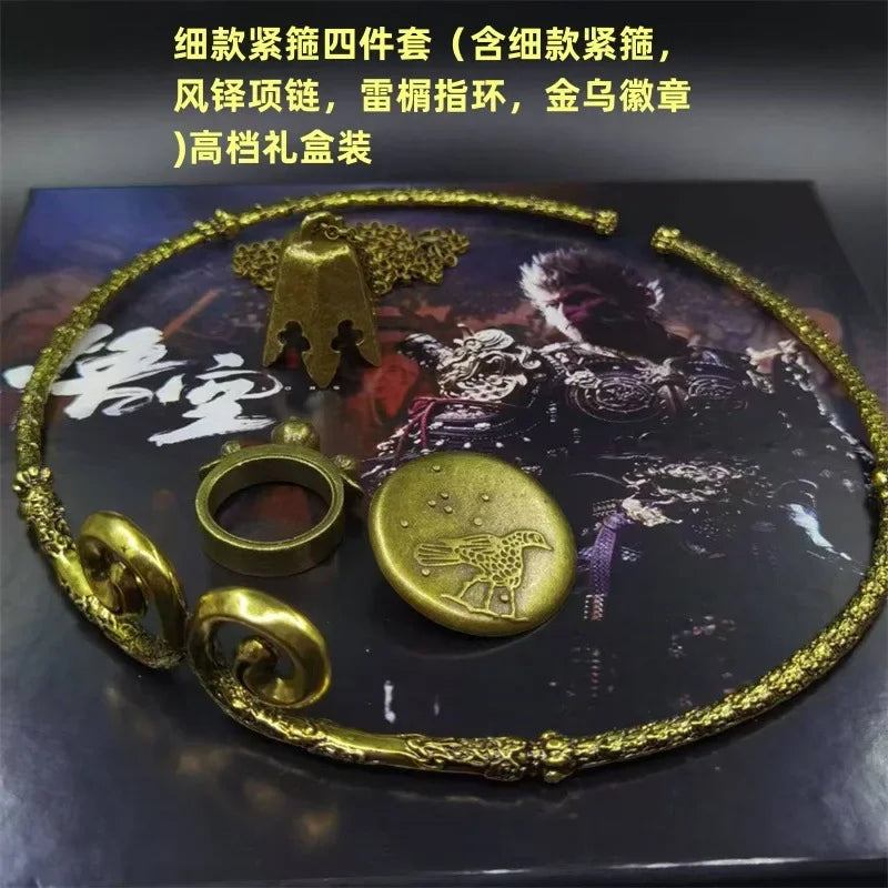 Mythical Monkey King Wukong Hoop Rod - Enchanting Gaming Decor