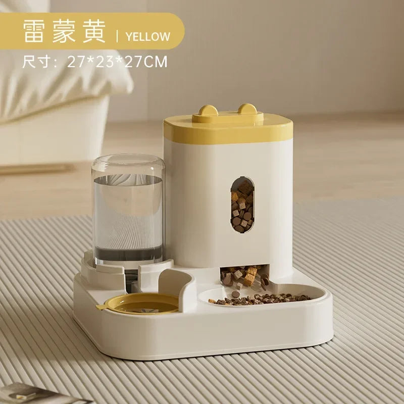 Automatic Pet Feeder & Water Fountain - Large Capacity Food Dispenser