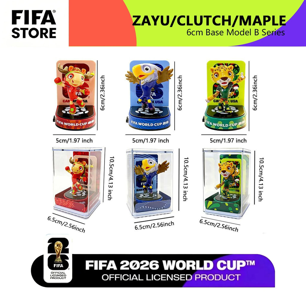 2026 FIFA World Cup Mascot 3-Piece Collectible Set - Fan Memorabilia