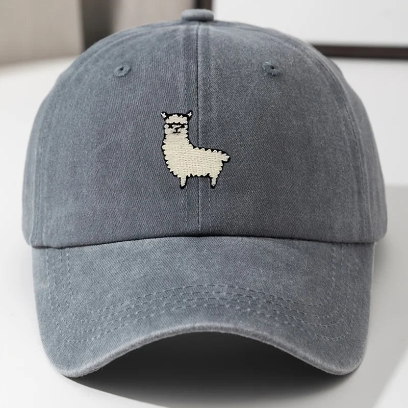 Cute Sheep Pattern Baseball Hat - Stylish Unisex Casual Cap
