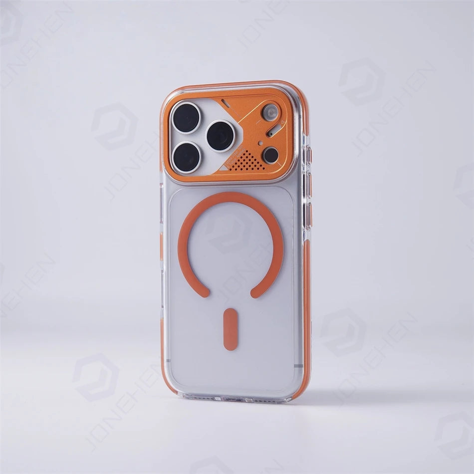Transparent Magnetic Case for iPhone 17 Pro Max - Ultra-Thin Clear Cover
