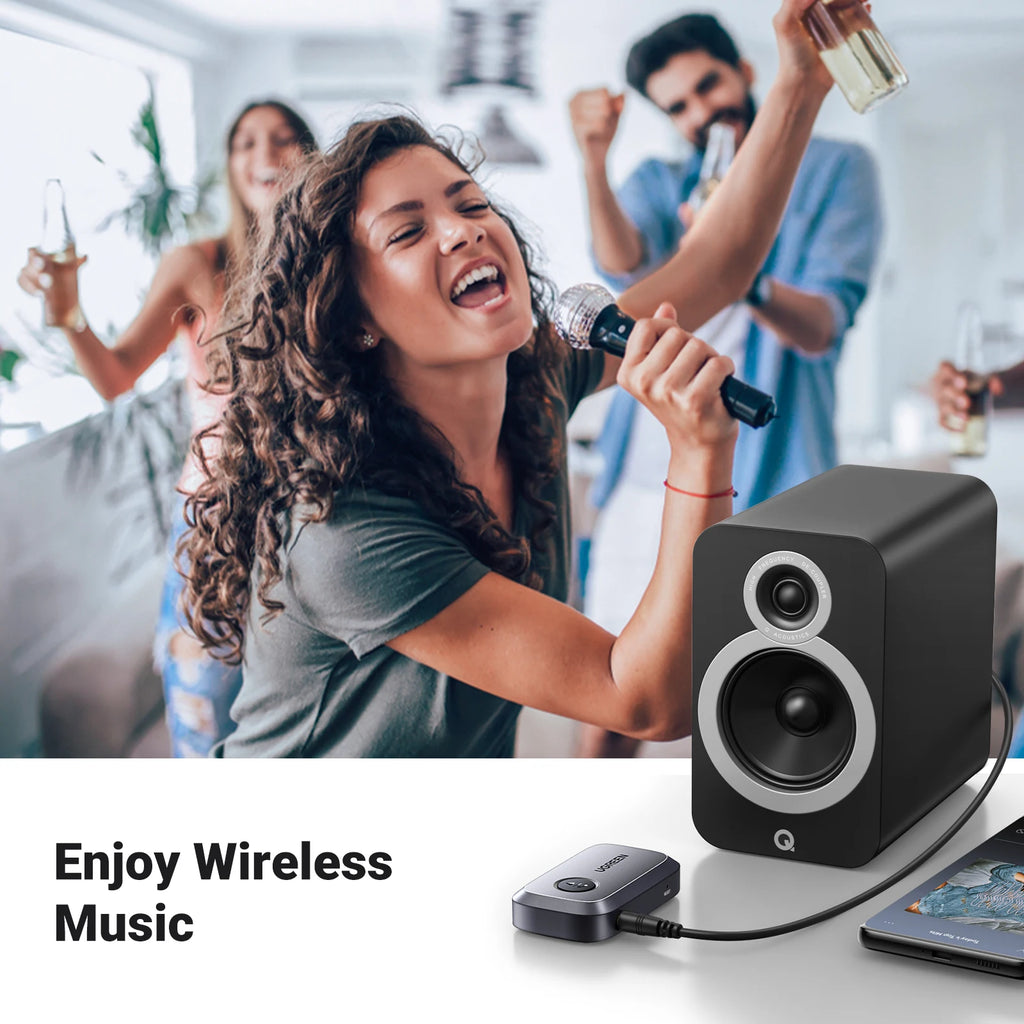 UGREEN Bluetooth 5.3 Audio Receiver - Wireless Car & Speaker Adapter